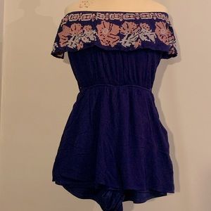 Francesca’s Boutique Off the Shoulder Romper